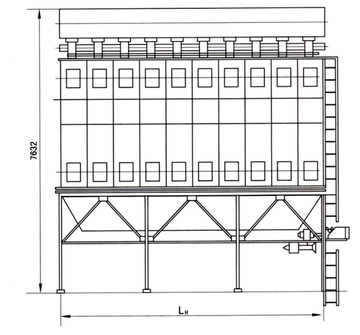 LMN-Ⅱ型脉动反吸反吹袋式除尘器 LMN-Ⅱ型脉动反吸反吹袋式除尘器